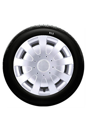 Alfa Romeo Uyumlu 15 Inc Kırılmaz SKS Jant Kapağı 1 Takım 4 Adet No:309