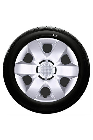 Ford Uyumlu 15 Inc Kırılmaz SKS Jant Kapağı 1 Takım 4 Adet No:310