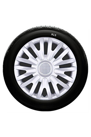 Alfa Romeo Uyumlu 15 Inc Kırılmaz SKS Jant Kapağı 1 Takım 4 Adet No:313