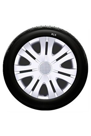 Peugeot Uyumlu 15 Inc Kırılmaz SKS Jant Kapağı 1 Takım 4 Adet No:317