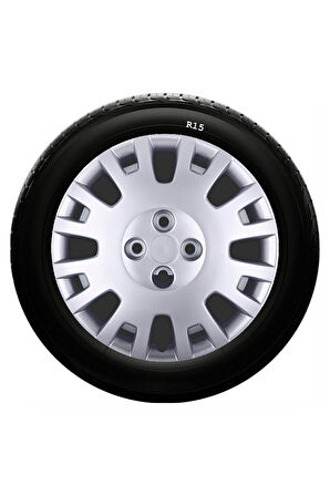 Peugeot Uyumlu 15 Inc Kırılmaz SKS Jant Kapağı 1 Takım 4 Adet No:322