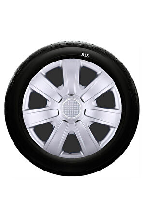 Fiat Uyumlu 15 Inc Kırılmaz SKS Jant Kapağı 1 Takım 4 Adet No:325