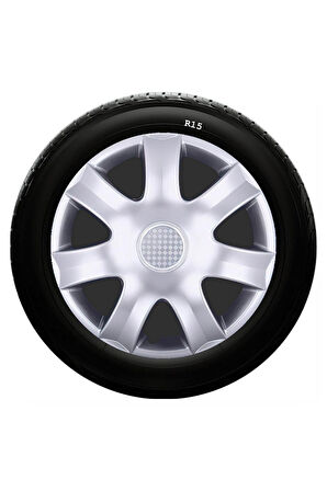 Skoda Uyumlu 15 Inç Kırılmaz SKS Jant Kapağı 1 Takım 4 Adet No:326