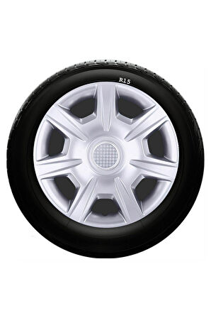 Seat Uyumlu 15 Inc Kırılmaz SKS Jant Kapağı 1 Takım 4 Adet No:327