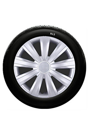 Ford Uyumlu 15 Inc Kırılmaz SKS Jant Kapağı 1 Takım 4 Adet No:328
