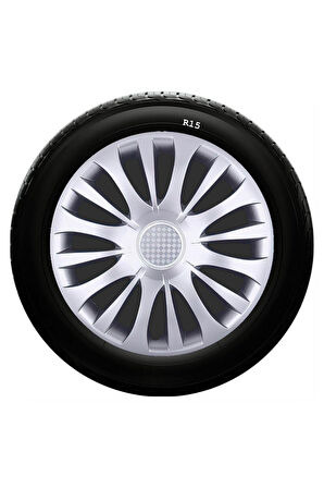 Dacia Uyumlu 15 Inç Kırılmaz SKS Jant Kapağı 1 Takım 4 Adet No:329