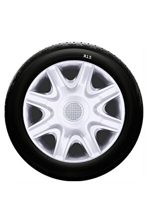 Toyota Uyumlu 15 Inç Kırılmaz SKS Jant Kapağı 1 Takım 4 Adet No:332