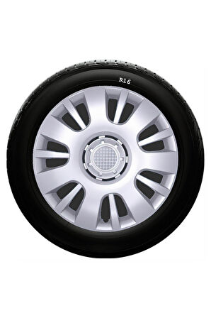 Chery Uyumlu 16 Inc Kırılmaz SKS Jant Kapağı 1 Takım 4 Adet No:407