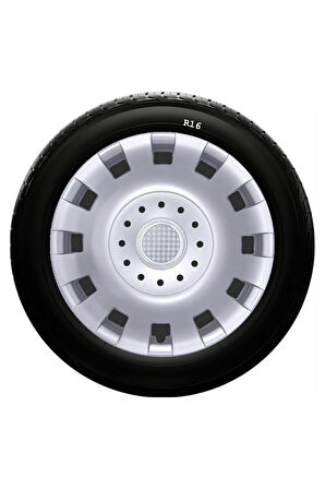 Fiat Uyumlu 16 Inç Kırılmaz SKS Jant Kapağı 1 Takım 4 Adet No:414