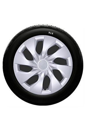 Honda Uyumlu 16 Inc Kırılmaz SKS Jant Kapağı 1 Takım 4 Adet No:416