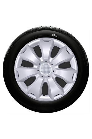 Chevrolet Uyumlu 16 Inç Kırılmaz SKS Jant Kapağı 1 Takım 4 Adet No:417