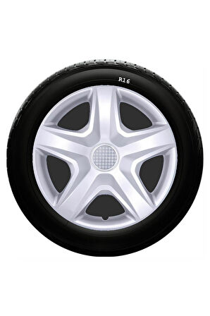 Chevrolet Uyumlu 16 Inc Kırılmaz SKS Jant Kapağı 1 Takım 4 Adet No:418