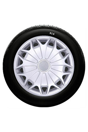 Peugeot Uyumlu 16 Inc Kırılmaz SKS Jant Kapağı 1 Takım 4 Adet No:419