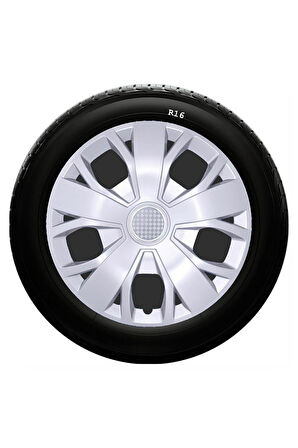 Ford Uyumlu 16 Inc Kırılmaz SKS Jant Kapağı 1 Takım 4 Adet No:420