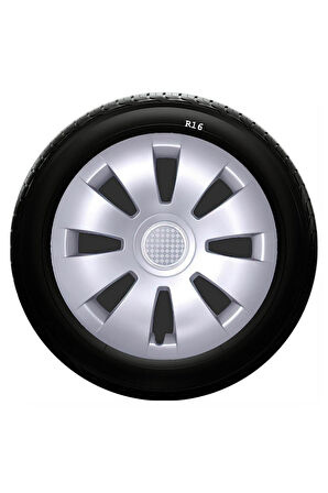 Renault Uyumlu 16 Inç Kırılmaz SKS Jant Kapağı 1 Takım 4 Adet No:423