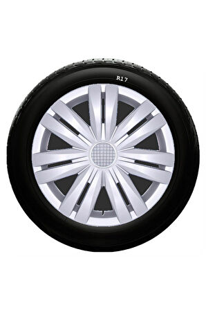 Fiat Uyumlu 17 Inç Kırılmaz SKS Jant Kapağı 1 Takım 4 Adet No:501