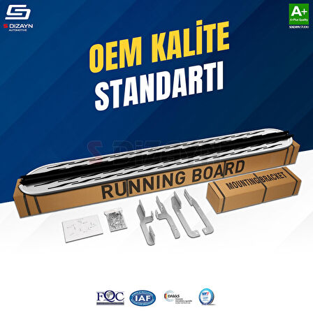 S-Dizayn Honda CR-V 5 OEM Still Pro V2 Aluminyum Yan Basamak 173 Cm 2018-2023