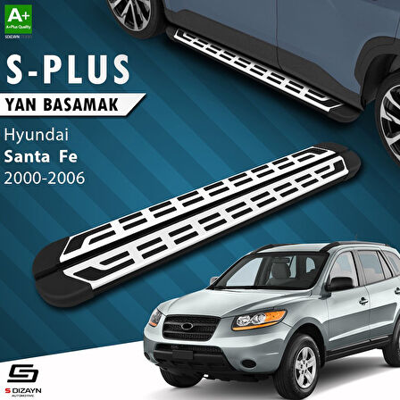 S-Dizayn Hyundai Santa Fe S-Plus Gri Yan Basamak 163 Cm 2000-2006