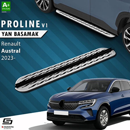 S-Dizayn Renault Austral OEM Still Pro V2 Aluminyum Yan Basamak 183 Cm 2023 Üzeri