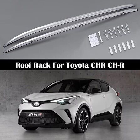 Toyota C-HR 2017 ve Sonrası Oem Tavan Çıtası Silver (İthal)