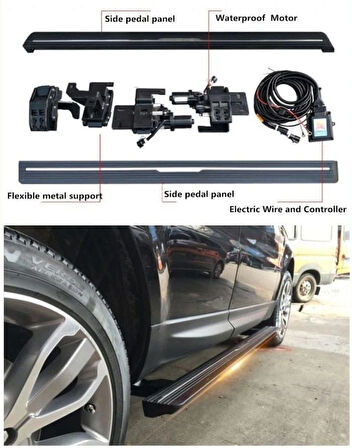 Land Rover Discovery 5 Uyumlu 2016 - 2020 Elektrikli Yan Basamak (İthal)
