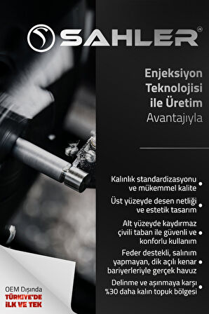 Mercedes CLS C257 2018+ Uyumlu SAHLER Araca Özel 4.5D Havuzlu Oto Paspas