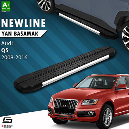S-Dizayn Audi Q5 NewLine Krom Yan Basamak 183 Cm 2008-2016 A+ Kalite