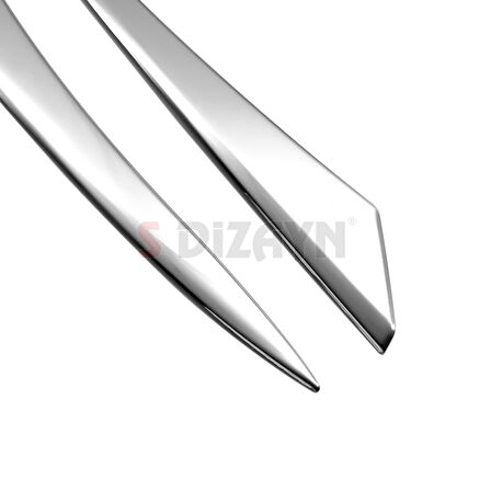 S-Dizayn Honda Civic Krom Far Alt Çıtası 2 Prç. 2021 Üzeri A+ Kalite