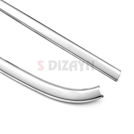 S-Dizayn Peugeot Rifter Krom Cam Çıtası 2 Prç. 2019 Üzeri A+ Kalite