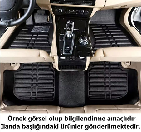Renault Megane 4 Uyumlu 2016 Sonrası 5D Havuzlu Karbon Dizayn Paspas Seti