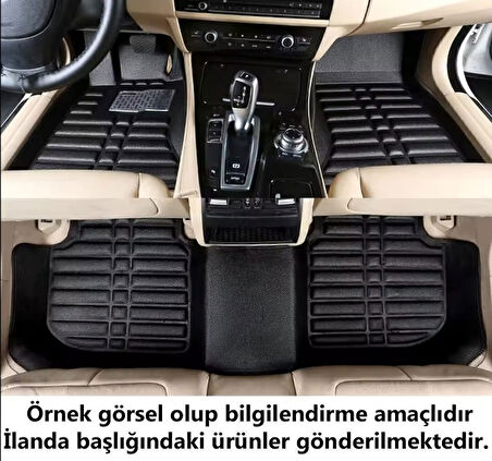 Volkswagen Golf 7 Uyumlu 2012-2020 5D Havuzlu Karbon Dizayn Paspas Seti