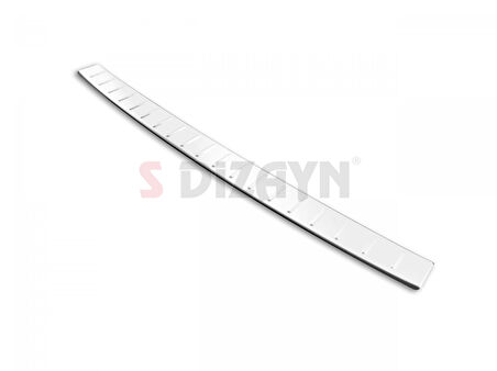 S-Dizayn Mercedes E Class W211 Krom Arka Tampon Eşiği 2003-2009 A+ Kalite