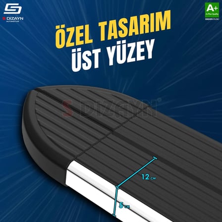 S-Dizayn Citroen C5 Aircross 2 Hybrid Benzinli Skyline Krom Yan Basamak 193 Cm 2025 Üzeri A+ Kalite