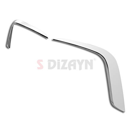 S-Dizayn Volkswagen Tiguan Krom Arka Tampon Difüzör Çıtası OEM Still 2 Prç. 2024 Üzeri A+ Kalite