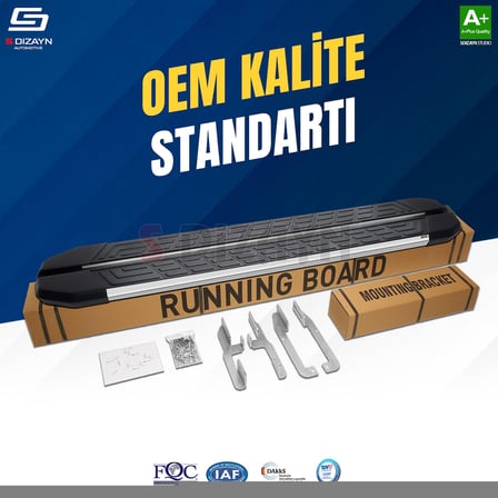 S-Dizayn DS DS 4 NewLine Krom Yan Basamak 183 Cm 2020 Üzeri A+ Kalite