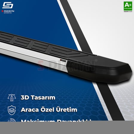 S-Dizayn DS DS 4 NewLine Krom Yan Basamak 183 Cm 2020 Üzeri A+ Kalite