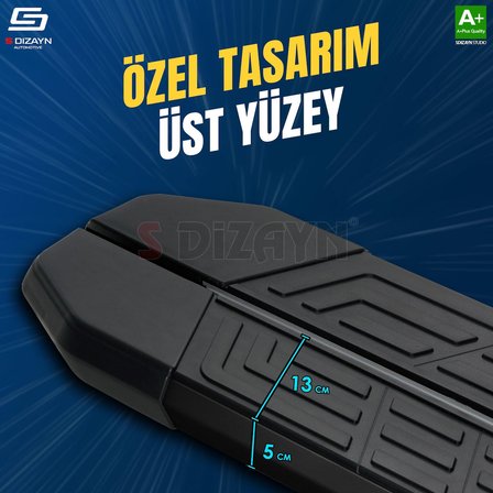 S-Dizayn Volvo XC90 2 NewLine Siyah Yan Basamak 193 Cm 2015 Üzeri A+ Kalite