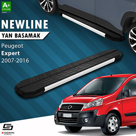S-Dizayn Peugeot Expert 2 Kısa Şase NewLine Aluminyum Yan Basamak 213 Cm 2007-2016