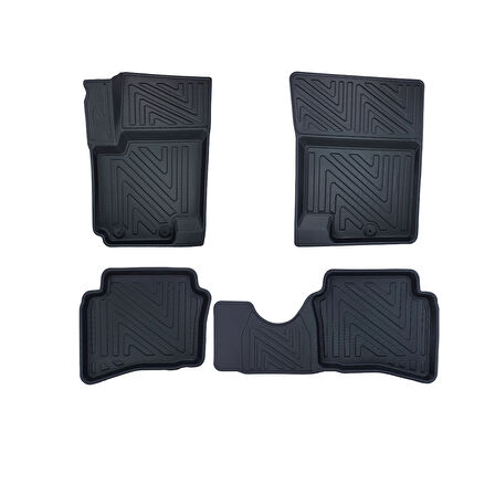 Hyundai i20 2008-2014 Premium Seri Araca Özel 3D Havuzlu Oto Paspas