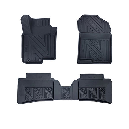 Hyundai i20 2020 ve Sonrası Premium Seri Araca Özel 3D Havuzlu Oto Paspas