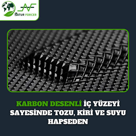 NaturForcer Üniversal Her Araca Uyumlu Premium Seri Araca Özel 3D Havuzlu Oto Paspas