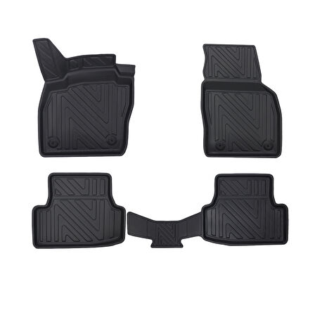 Seat İbiza 2017 ve Sonrası Premium Seri Araca Özel 3D Havuzlu Oto Paspas