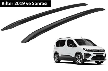 Peugeot Rifter 2019 ve Sonrası Orjinal Tip OEM Tavan Çıtası (Siyah Renk)