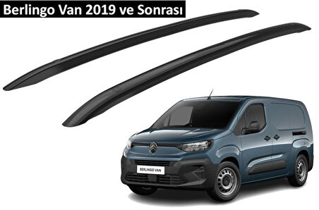 Citroen Berlingo Van 2019 ve Sonrası Orjinal Tip OEM Tavan Çıtası (Siyah Renk)
