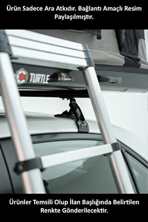 Seat Toledo 2012-2019 Arası kapı arası sıkıştırma Turtle Mexfit ara atkı tavan barı SİYAH