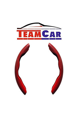 Oto Direksiyon Uyumlu Kaydırmaz Spor Kapak Kırmızı Tüm Araçlara Uyumlu