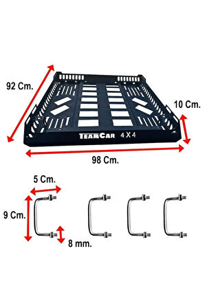 Oto Tavan Sepet Bagajı Off Road Tip Tüm Araçlara Uyumlu