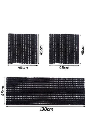 Oto Koltuk Kilim Minderi Universal Terletmez Serme 3 Parça