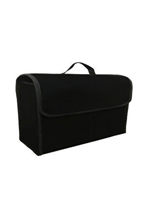 Oto Bagaj Düzenleyici Organizer Çanta Cırt Kilitli Dikdörtgen Tip Siyah