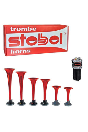 Oto Havalı Korna Baba Melodili 6 Borulu 12 Volt Italyan